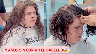 Como cortar cabello largo  Tutorial masculino hairstyle haircut cortedecabello estilo [upl. by Ahsik]