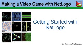 02 NetLogo Tutorial  Agent Based Model to Make a Video Game  Getting Started with NetLogo [upl. by Moncear]