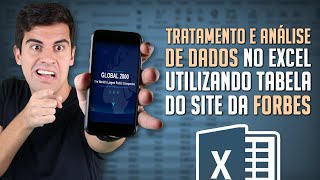 Tratamento e Análise de Dados no Excel  Utilizando uma Tabela do Site da Forbes [upl. by Ajnek525]