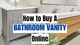 How to Buy a Bathroom Vanity Online  Modern Bathroom Vanity Designs [upl. by Ajroj997]