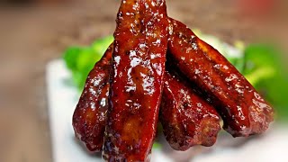 How To Cook Air Fryer BBQ Pork Ribs  Air Fryer Recipes [upl. by Ordnagela]