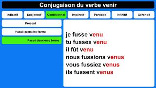 Conjugaison du verbe venir [upl. by Merrow]