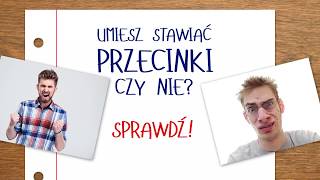 Czy umiesz stawiać przecinki Sprawdź się [upl. by Dombrowski541]