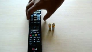 How to simply put battery in a TV remote [upl. by Zantos678]