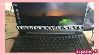 How to turn ONOFF backlight or keyboard light in Lenovo ideapad Gaming I Backlit kaise chalu kare [upl. by Ninon]