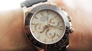 Rolex Daytona Oysterflex Ceramic Bezel 116515LN Luxury Watch Review [upl. by Akeihsat367]