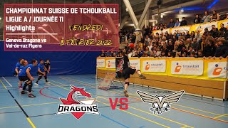 Highlights Geneva Dragons vs Valderuz Flyers  LNA 20222023 [upl. by Nikolaus877]