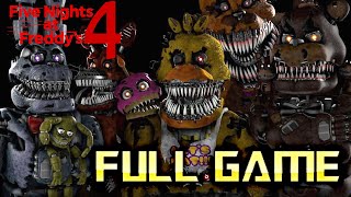 Five Nights at Freddys 4  Full Game Walkthrough  No Commentary [upl. by Haleelahk]