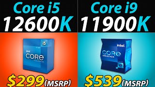 i512600K vs i911900K  How Much Performance Difference [upl. by Yenroc]