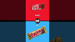 🍫 Would You Rather Chocolate Battle of the Brands 🍬 shortvideo shotrs [upl. by Aleahcim42]