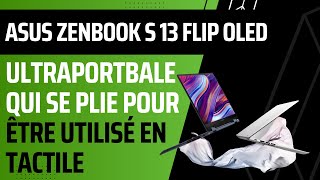 Ultraportable tactile ASUS Zenbook S 13 Flip OLED UP5302ZA LX235W OLED 133quot 16Go 512Go i51240P [upl. by Ymme]