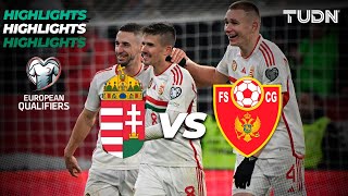 Hungría Vs Montenegro HIGHLIGHTS  UEFA Qualifiers 2023  TUDN [upl. by Riay260]