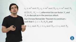 Hastads Broadcast Attack  Number Theory and Cryptography [upl. by Tepper55]