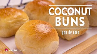 COCONUT BUNS Recipe  Pan de Coco  Homemade Cooking Recipe [upl. by Nahttam929]