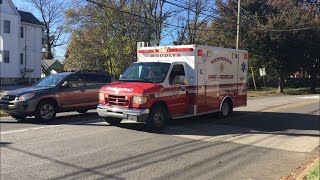 Woodlyn Volunteer Fire Company Ambulance 67 Responding 11119 [upl. by Ainit973]