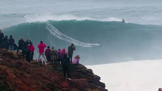 Olas gigantes en Nazaré [upl. by Yerroc]