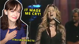 Lara Fabian Perdere Lamore  Italian Reacts [upl. by Anirok763]