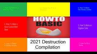 HowToBasic  Destruction Compilation 2021 [upl. by Lekcar]