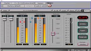 Waves Mastering Lesson 8  L1 Ultramaximizer Tool [upl. by Novaelc225]