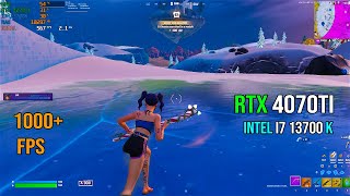 RTX 4070 ti  Intel i7 13700K  Arena  Performance Mode  Fortnite Chapter 4 [upl. by Josi]