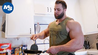 What Bodybuilders Eat for Lunch  Regan Grimes says quotPastaquot [upl. by Atrim132]