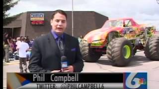 Monster Truck Makes Stop a Local School [upl. by Anaya]