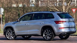 Skoda NEW Kodiaq Sportline 2021 in 4K Brilliant Silver 20 Inch Vega Walk around amp detail inside [upl. by Kiyoshi947]