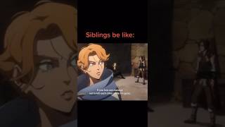 Castlevania childrencastlevaniadraculashownetflixanimesiblingsshorts [upl. by Atteuqihc869]