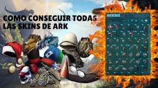 COMO CONSEGUIR TODAS LA SKINS de ark muy sencillo [upl. by Dredi]