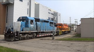 TRRS 341 Marquette Rail at Butterworth NREX 3181 5418 [upl. by Vanessa]