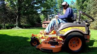 Lawn mowing with Scag Tiger Cat II [upl. by Arev919]