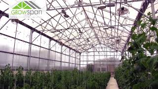 GrowSpan S2000 Commercial Greenhouse  Breckenridge Texas [upl. by Aneet]