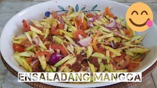 Ensaladang Mangga  Green Mango Salad [upl. by Ylremik]