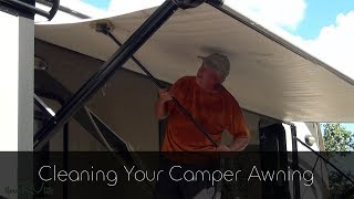 Cleaning Your Camper Awning [upl. by Lindly]