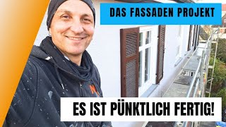 Ich habe FERTIG Pünktlich ist die letzte Fassade geschafft  Malermeister Klinger 😎🫵 [upl. by Svirad]