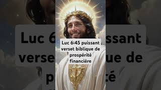 Luc 645 puissant verset biblique de prospérité financière [upl. by Anaxor]