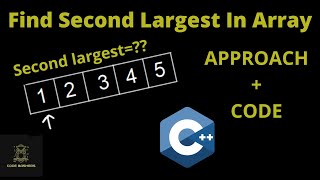 Find Second Largest Number in an ArrayMultiple ApproachesHindi  Array Data Structure [upl. by Amadeus]