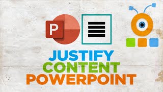 How to Justify Content in PowerPoint [upl. by Tnemelc]