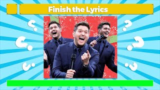 Finish the Lyrics Christmas Songs [upl. by Nadab813]