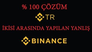 Binance Kimlik Doğrulama Hatası \u00100 Çözümü [upl. by Rep433]