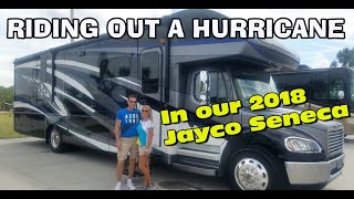 Riding out a Hurricane in our Jayco Seneca Super C [upl. by Olathe]