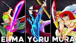 The 13 STRONGEST Swords In One Piece Ranked [upl. by Hayila]