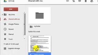 How to edit a shared document in Google Drive [upl. by Gati]