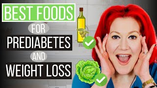 12 Dietitian Approved BEST Foods for Prediabetes  THESE Foods Lower Blood Sugar FAST [upl. by Barri]