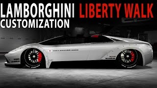 Midnight Club LA  Lamborghini Murcielago quotDUB EDITIONquot Liberty Walk Customization and Gameplay [upl. by Adnalohs963]