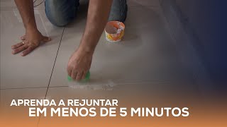 Aprenda a rejuntar em menos de 5 minutos [upl. by Hersch470]