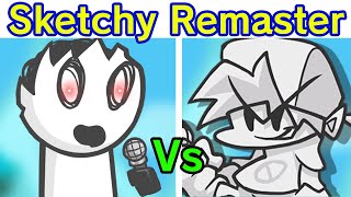 Friday Night Funkin  VS Sketchy Remastered FULL WEEK  Cutscenes FNF ModHard Ballistic Mode [upl. by Ainer932]