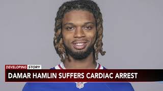 Buffalo Bills Damar Hamlin in critical condition after cardiac arrest on Monday Night Football [upl. by Caine]