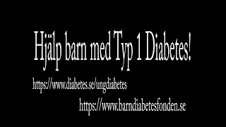 Diabetes Typ 1  En tung ryggsäck [upl. by Raquel]