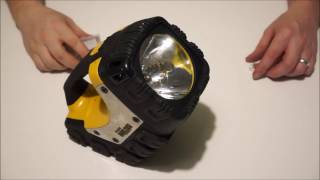 Energizer Hardcase Lantern  TUF4D1  CREE bulb upgrade and Battery Change [upl. by Leagiba]